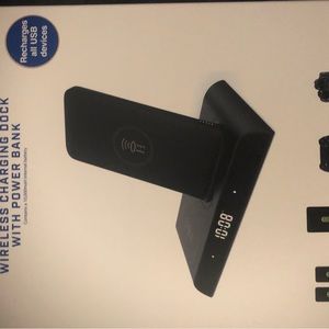 Halo Wireless Charger with Portable power bank